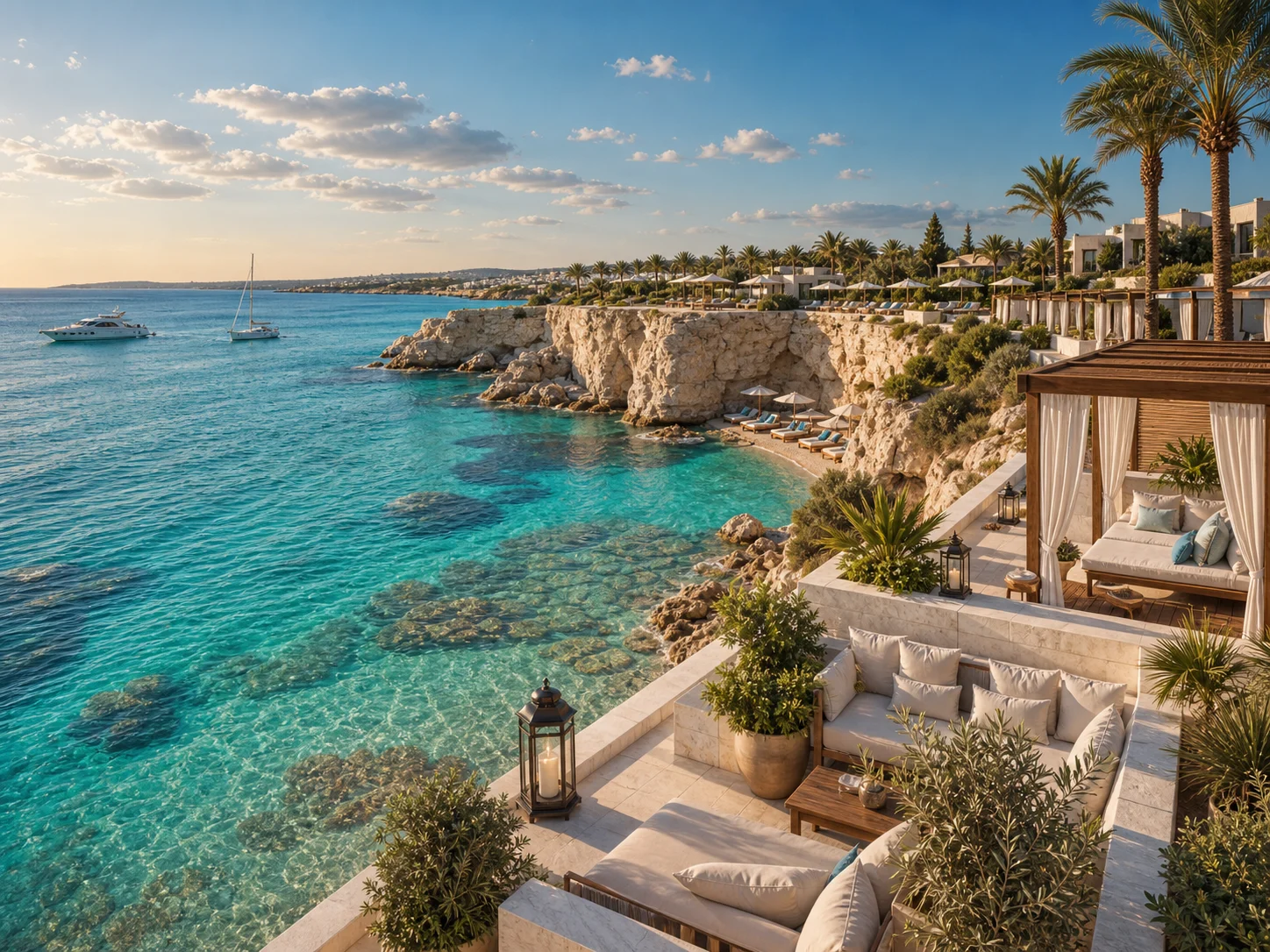 Mediterranean lagoon retreat